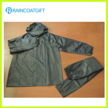 2PCS 100% Poliéster PVC Rainsuit Rvc-171